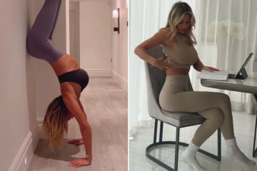Christine McGuinness zeigt ihre unglaubliche Figur in hautengen Yogaklamotten