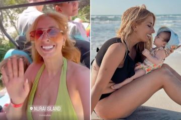 Stacey Solomon sieht unglaublich aus, als sie im Familienurlaub im Bikini posiert