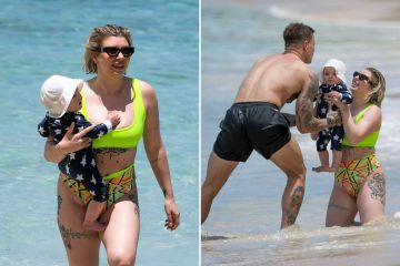 Olivia Bowen sieht im Bikini im Urlaub mit Ehemann Alex und Sohn Abel umwerfend aus