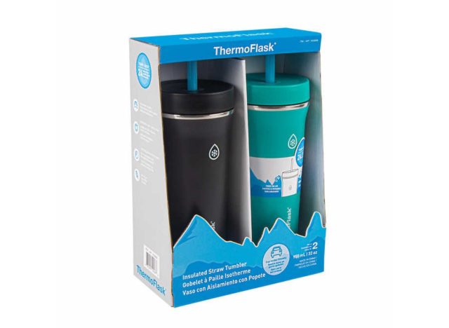 ThermoFlask 32 oz isolierter Standard-Strohbecher
