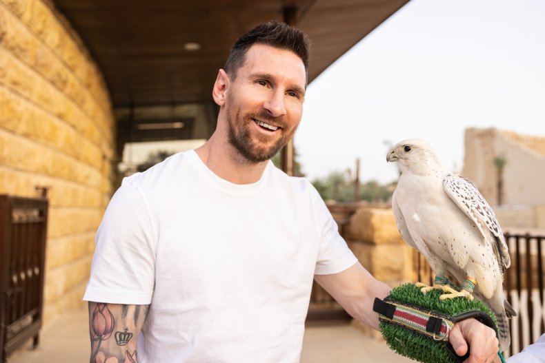 Lionel Messi in Saudi-Arabien 
