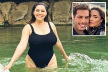 Kelly Brook zeigt im Urlaub mit ihrem Ehemann berühmte Kurven in einem Badeanzug