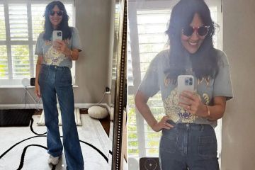 Martine McCutcheon sieht schlanker denn je aus, als sie für ein Spiegel-Selfie posiert