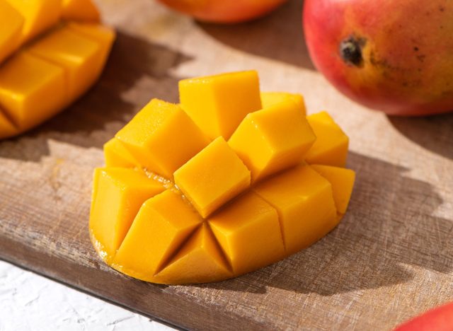 geschnittene Mango