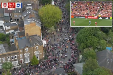 Die Rivalen streuen Salz in die Wunden von Arsenal, nachdem viele Fans vorzeitig gegangen sind
