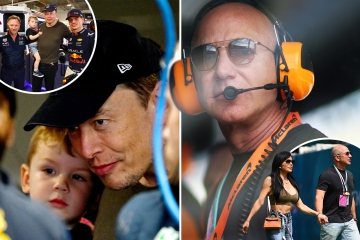 Tech-Milliardäre „beäugen die Formel 1“, während Jeff Bezos und Elon Musk den Grand Prix von Miami erreichen
