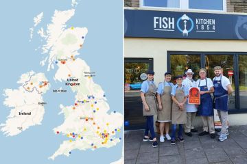 Großbritanniens beste Imbissbuden enthüllt – Wohnen Sie in der Nähe eines Top-Fast-Food-Restaurants?