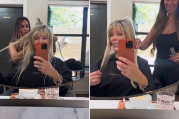 Ruth Langsford enthüllt eine glamouröse Verwandlung mit riesigen Haarverlängerungen
