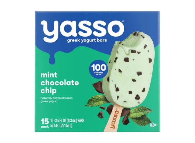Yasso Mint Chocolate Chip griechische Joghurtriegel