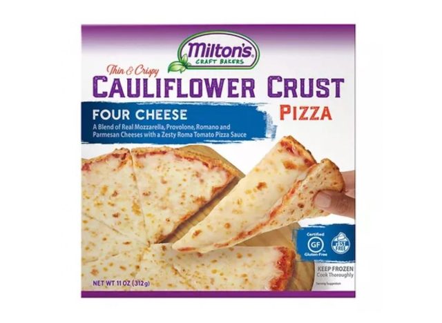 Milton's Craft Bakers Vier-Käse-Pizza mit Blumenkohlkruste