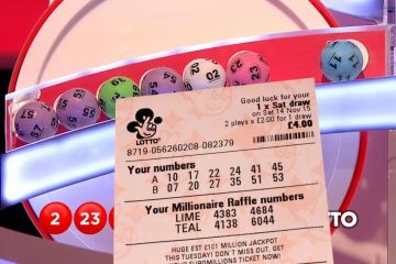 Lottoergebnisse LIVE: Nationale Lotteriezahlen heute Abend, 26. April 2023