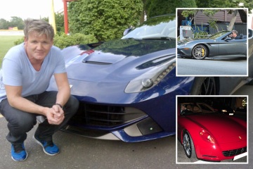 In Gordon Ramsays Top-Autosammlung von Ferraris bis zu 1-Millionen-Porsche-Porsche