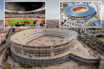 Im „besten Fußballstadion der Welt“, das seit 14 Jahren leer steht