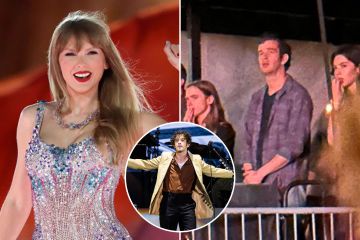 Taylor Swifts Freund Matty unterstützt sie beim Konzert, während sich die Romantik zuspitzt