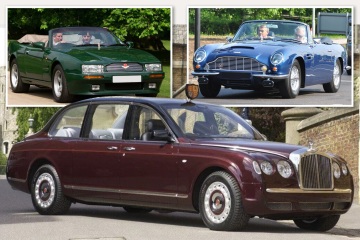 In Charles‘ legendärer Autosammlung im Wert von 14 Millionen Pfund – darunter ein Bentley im Wert von 10 Millionen Pfund