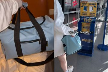Frau enthüllt die perfekte Tasche, um die Ryanair-Gepäckregeln zu umgehen