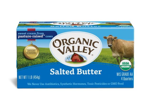 Organic Valley Bio-Butter gesalzen