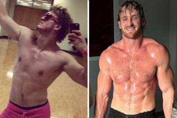 Fans sind verblüfft über Logan Pauls Körperverwandlung, als WWE-Star „GEJACKT“ aussieht