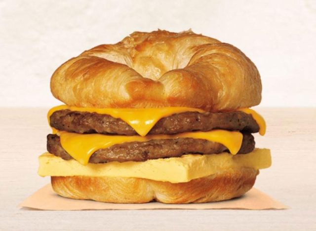Burger King Doppel-Croissantwich