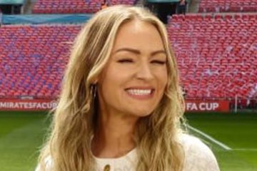 Fans loben das Outfit von Laura Woods beim FA-Cup-Finale zwischen Man Utd und Man City