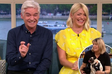Holly Willoughby lacht über lesbischen Hundesex in „This Morning“.
