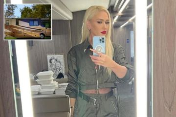 Im Luxus-Wohnmobil des Glam-Rock-Girls Gwen Stefani im Wert von über 300.000 Pfund