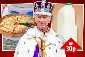 Die Lebensmittelinflation sinkt, nachdem königliche Fans 218 Millionen Pfund für Krönungsartikel ausgegeben haben