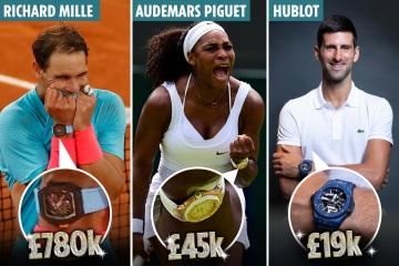 Nadal, Serena und Djokovic erhalten Millionen für das Tragen von Uhren von Luxusmarken