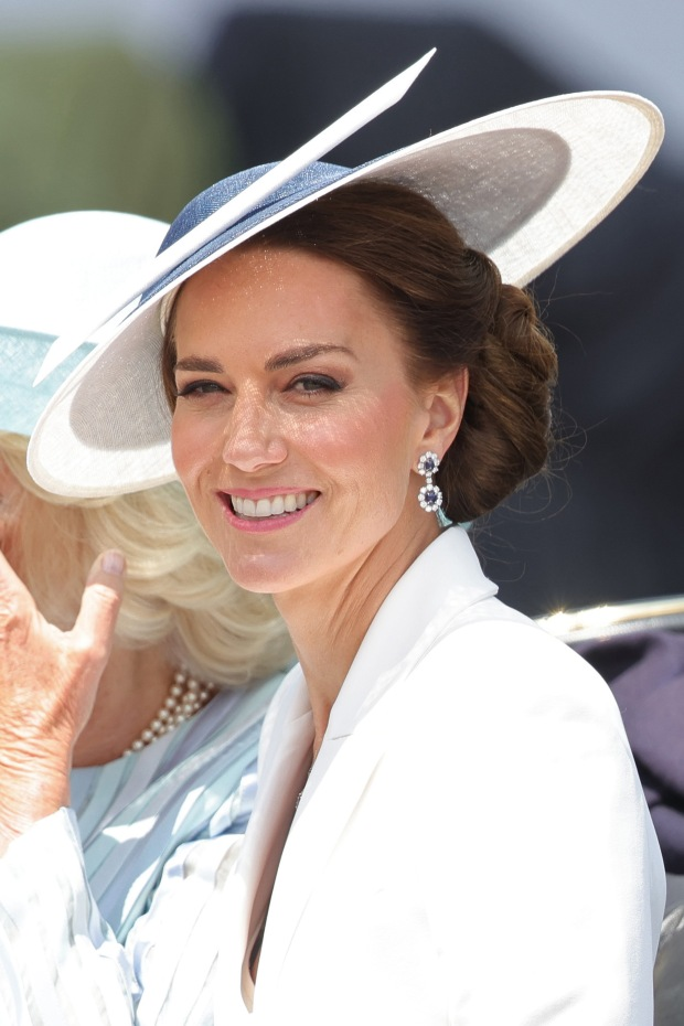 Die Prinzessin von Wales trug die Ohrringe auch beim Trooping the Colour 2022