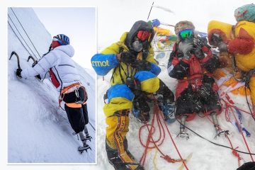 Der Held-Veteran ist weltweit der erste, der über dem Knie amputiert wurde und den Everest bestieg