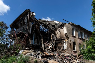 Großbritannien leitet globale Crowdfunding-Kampagne, um der Ukraine nach der Invasion beim Wiederaufbau zu helfen