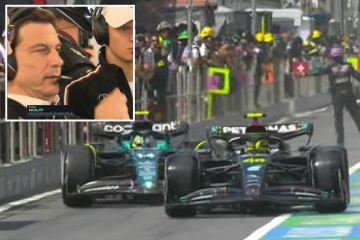 Sehen Sie, wie Wolff sich über Fernando Alonso lustig macht, nachdem er beinahe mit Lewis Hamilton zusammengestoßen wäre