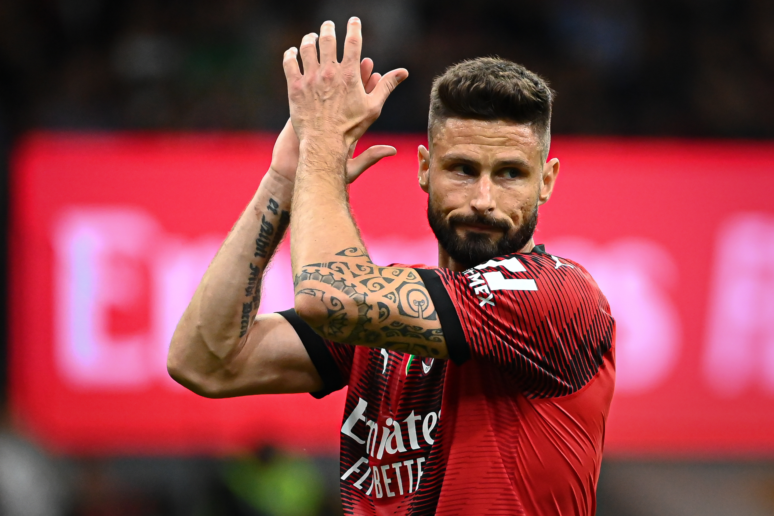 Der Star des AC Mailand, Olivier Giroud, lehnte einen Verbleib Saudi-Arabiens in Europa ab