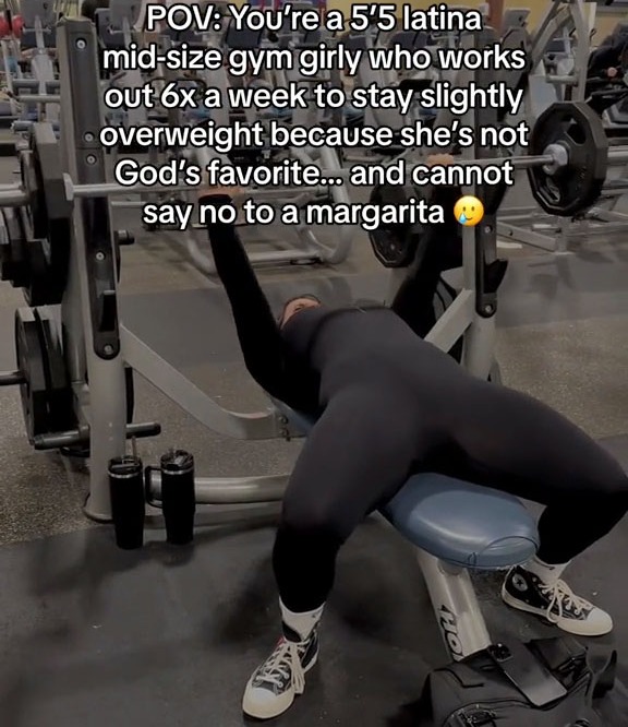 Die 5'5" Fitnessliebhaberin sagte, sie sei wahrscheinlich nicht Gottes Favoritin