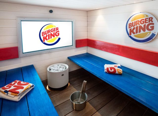 Burger King Sauna in Finnland