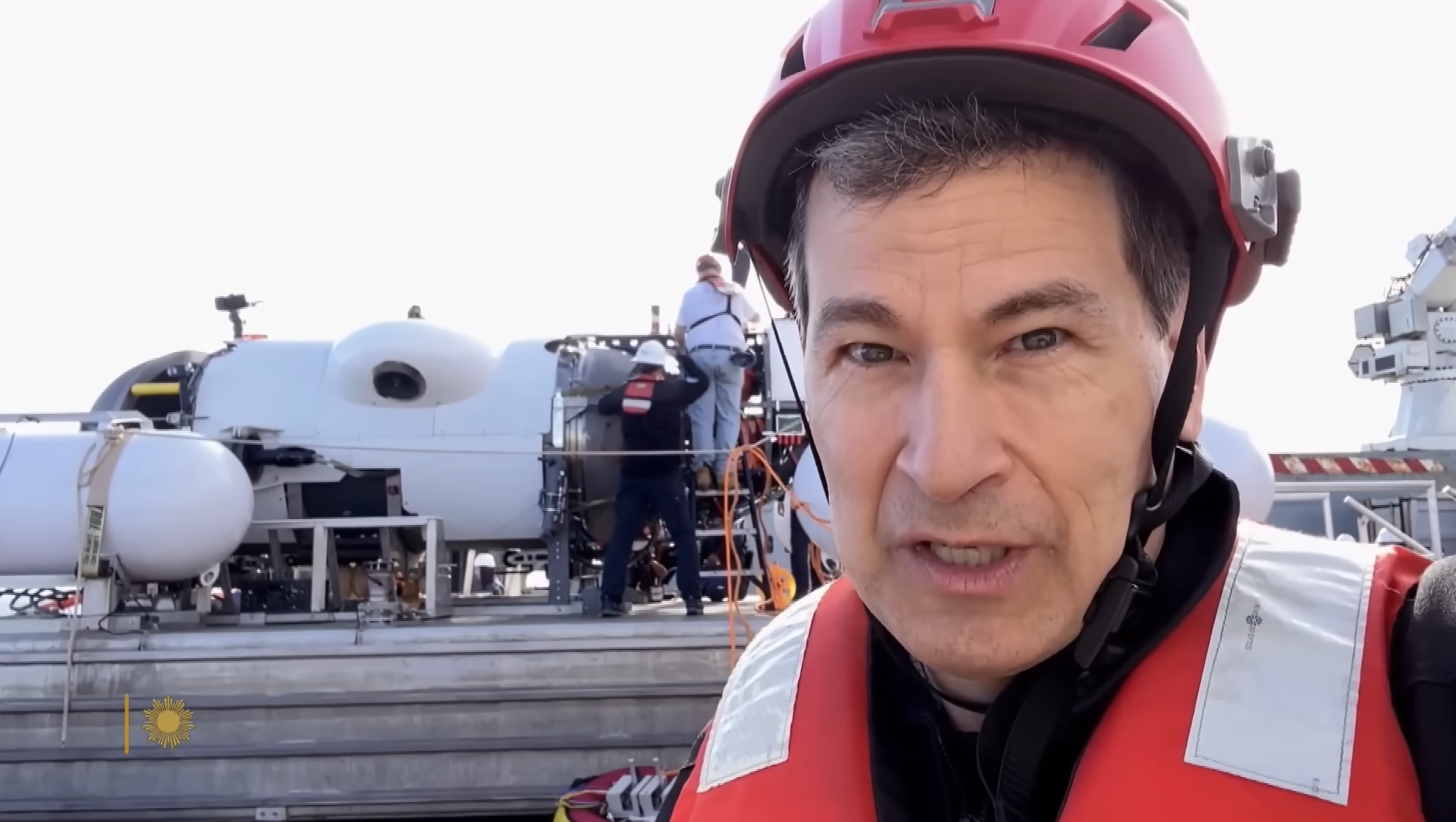CBS reporter David Pogue also spent time on the Titan