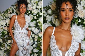 Maya Jama von Love Island posiert in Cannes ohne BH in einem durchsichtigen Outfit