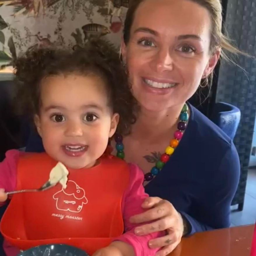 Mutter Rachael Leader würdigte ihre kleine Tochter in den sozialen Medien