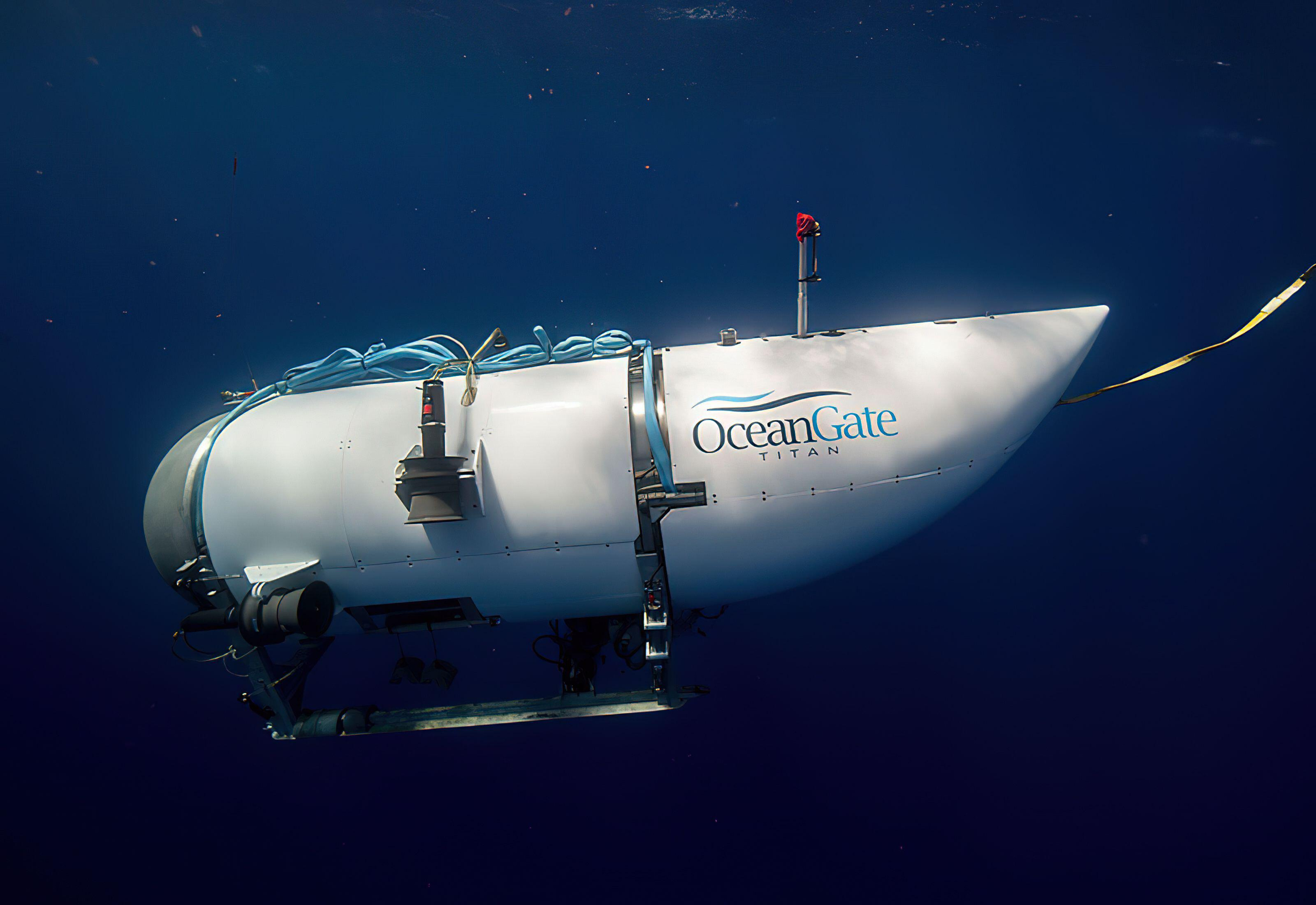 Das U-Boot „Titan“ soll Touristen 12.500 Fuß tief zum Wrack der Titanic bringen