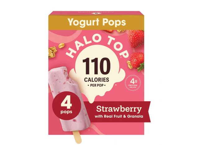 Halo Top Erdbeer-Joghurt-Pops