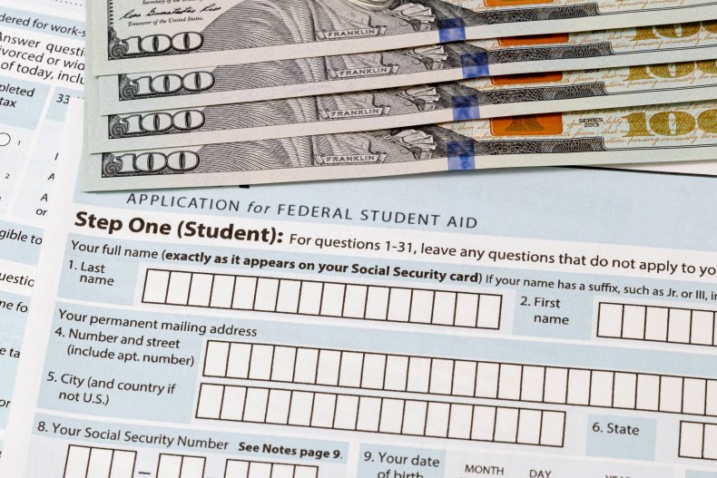  Application for federal student aid.