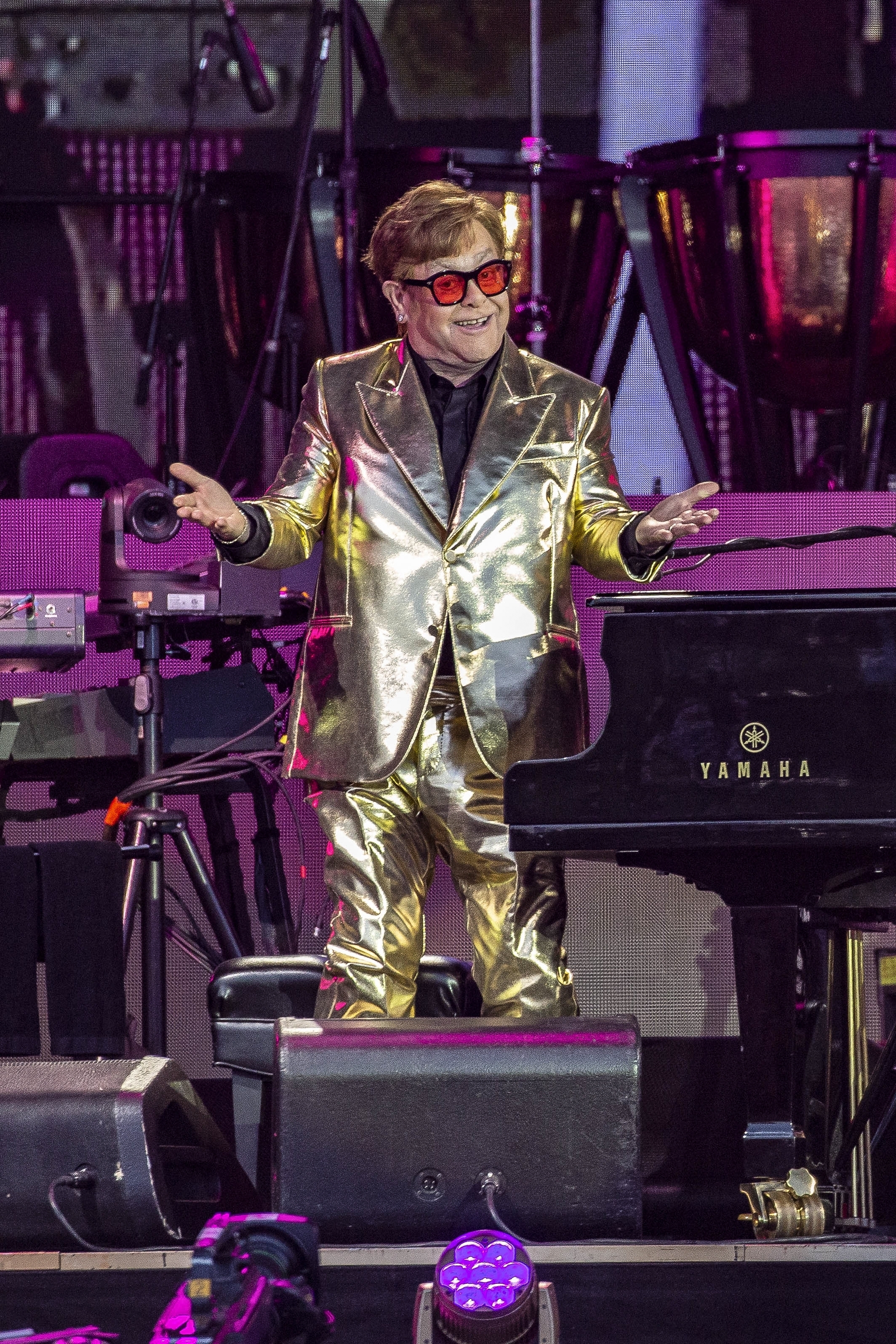Sir Elton hat das Festival dieses Wochenende geschlossen