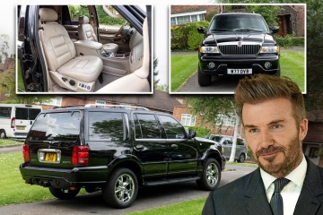 David Beckhams Lincoln Navigator steht zu einem Schnäppchenpreis zum Verkauf