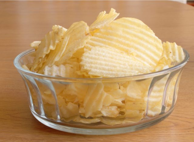 gekräuselte Kartoffelchips