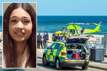 Ehrung für ein 12-jähriges Mädchen, das am Strand von Bournemouth beim Schwimmen getötet wurde 