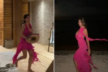 Mia Khalifa lässt die Herzen der Fans höher schlagen, wenn sie in knappem Kleid mit Freunden in Mexiko tanzt