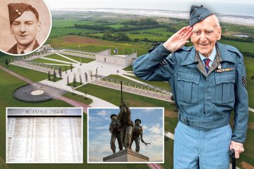 Überlebende D-Day-Helden können endlich die Namen gefallener Kameraden auf dem Denkmal sehen