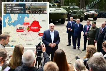 Putins erschreckende Drohung aus dem Dritten Weltkrieg, als stadtvernichtende Atombomben vor der Haustür der Nato eintreffen