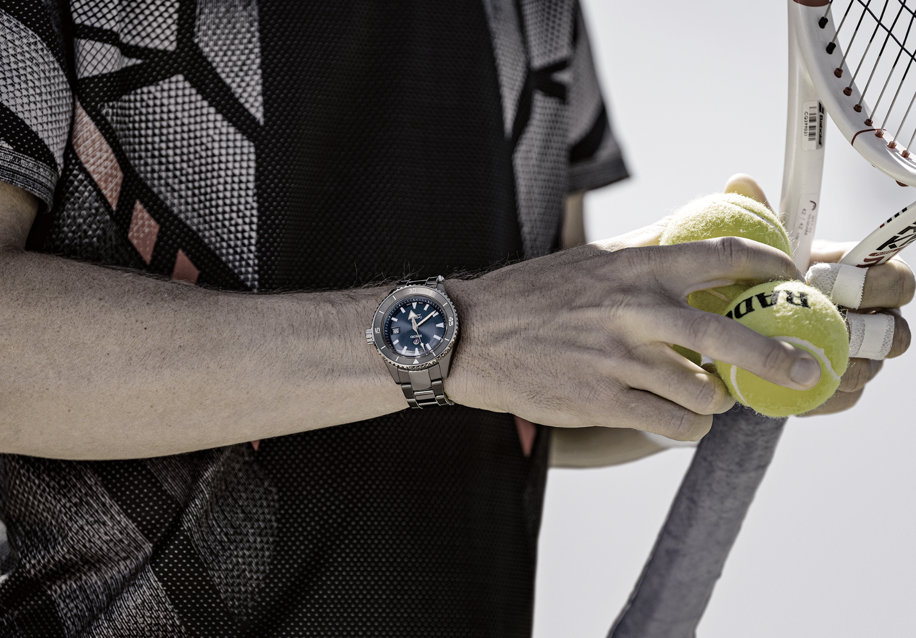 Auch der Schweizer Uhrenhersteller Rado hat Norrie auf seiner Gehaltsliste