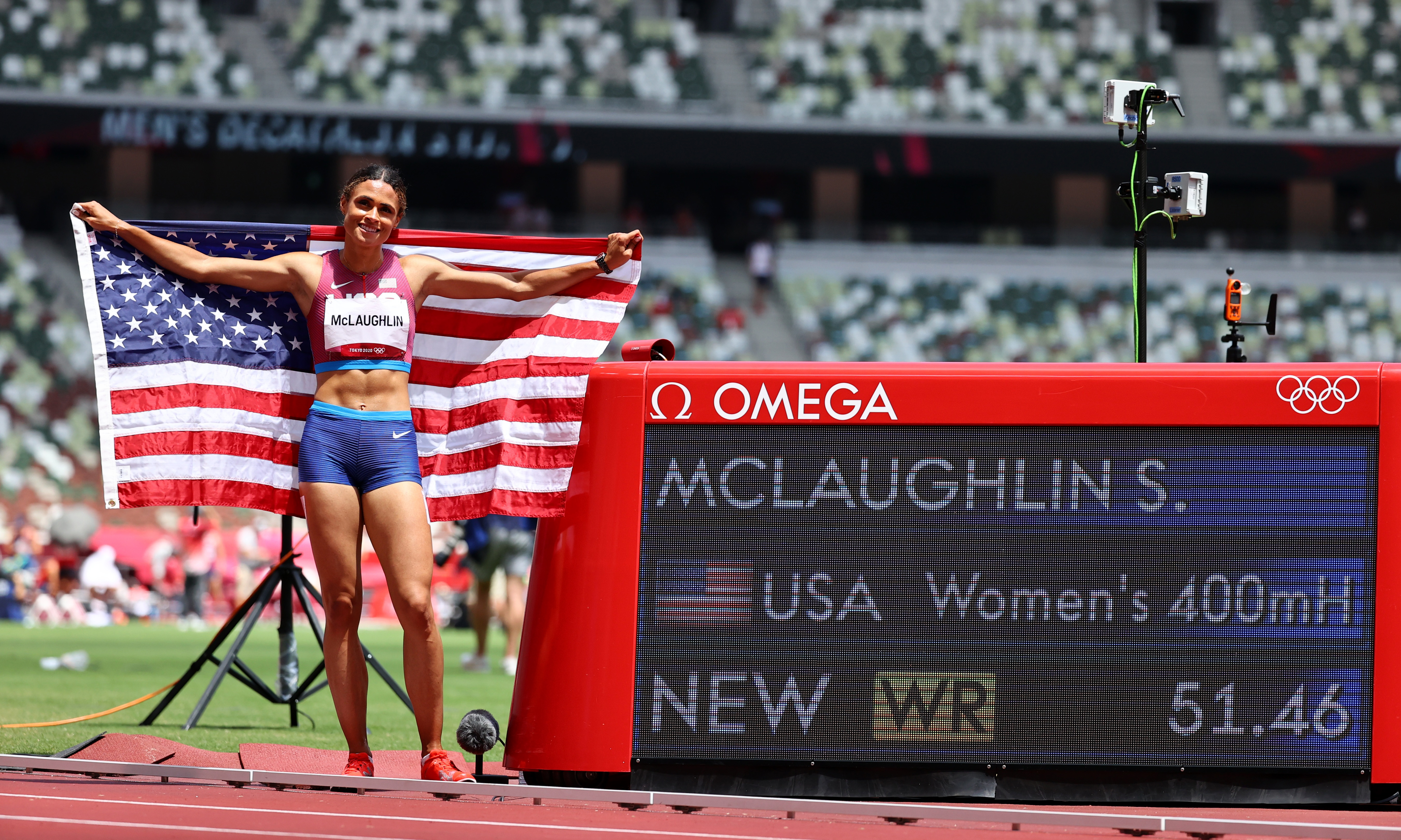 Sydney McLaughlin stellte bei den Weltmeisterschaften letzten Sommer im 400-Meter-Hürdenlauf einen atemberaubenden neuen Weltrekord auf